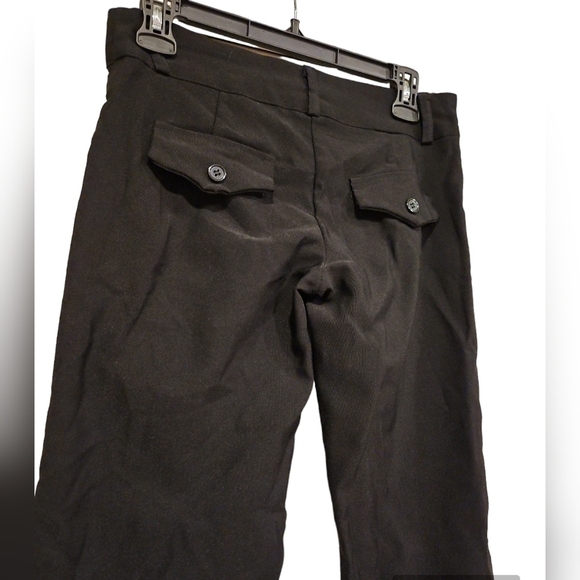 Luv Me More black 79% polyester 18% Rayon 3% Spandex Dress Pant, Trousers Size 3 - Picture 4 of 6